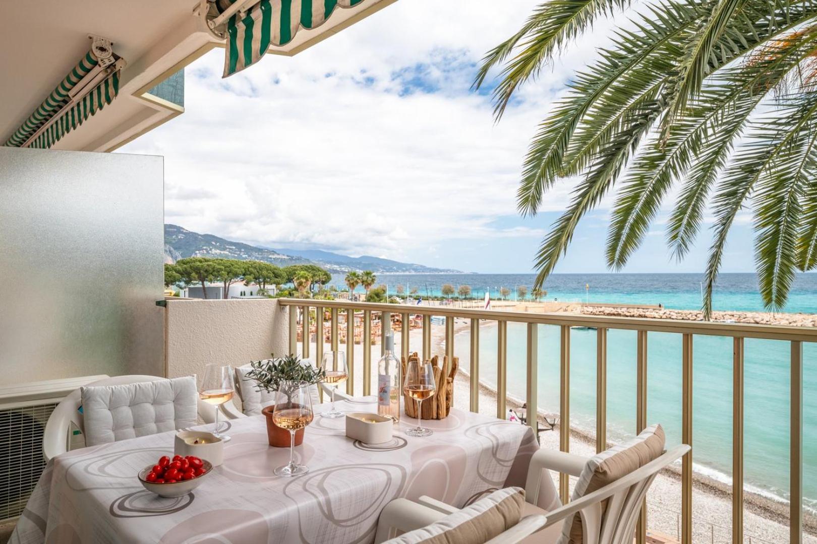 Le Coq Ligures - Air Conditioning - Seafront - Wifi Roquebrune-Cap-Martin Exteriör bild